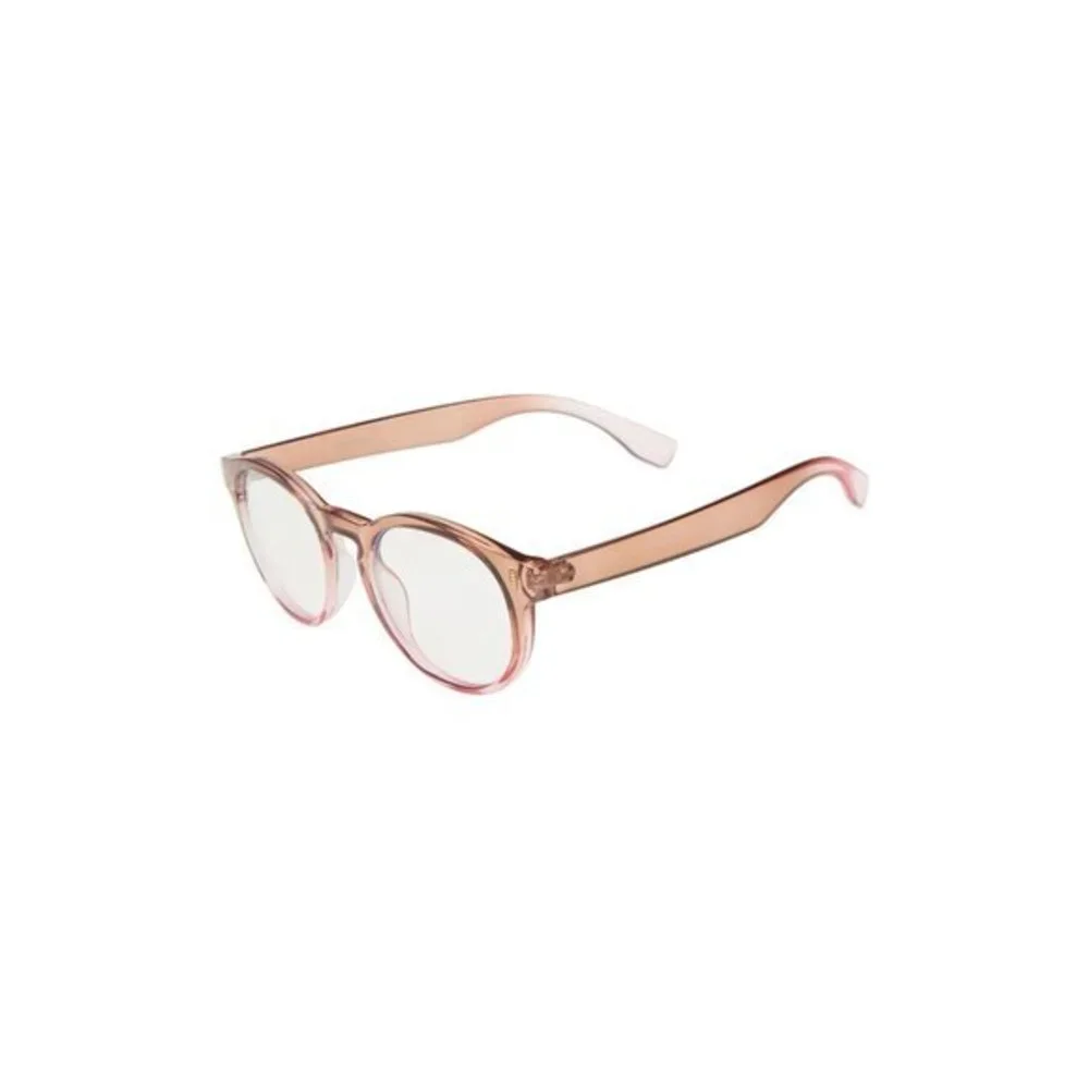 BP. Nordstrom 58mm Round Ombre Blue Light Blocking Glasses in Nude - Picture 3 of 5